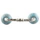 Turquoise Leaf Flower Ceramic Cut Bridge Handle Online